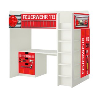 Feuerwehr-Aufkleber für Hochbett STUVA / SMASTAD von IKEA
