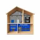 Polizei-Aufkleber für das Puppenhaus IKEA FLISAT