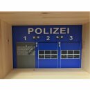 Polizei-Aufkleber für das Puppenhaus IKEA FLISAT