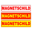 Magnetschild 35 x 8 cm, einzeilig