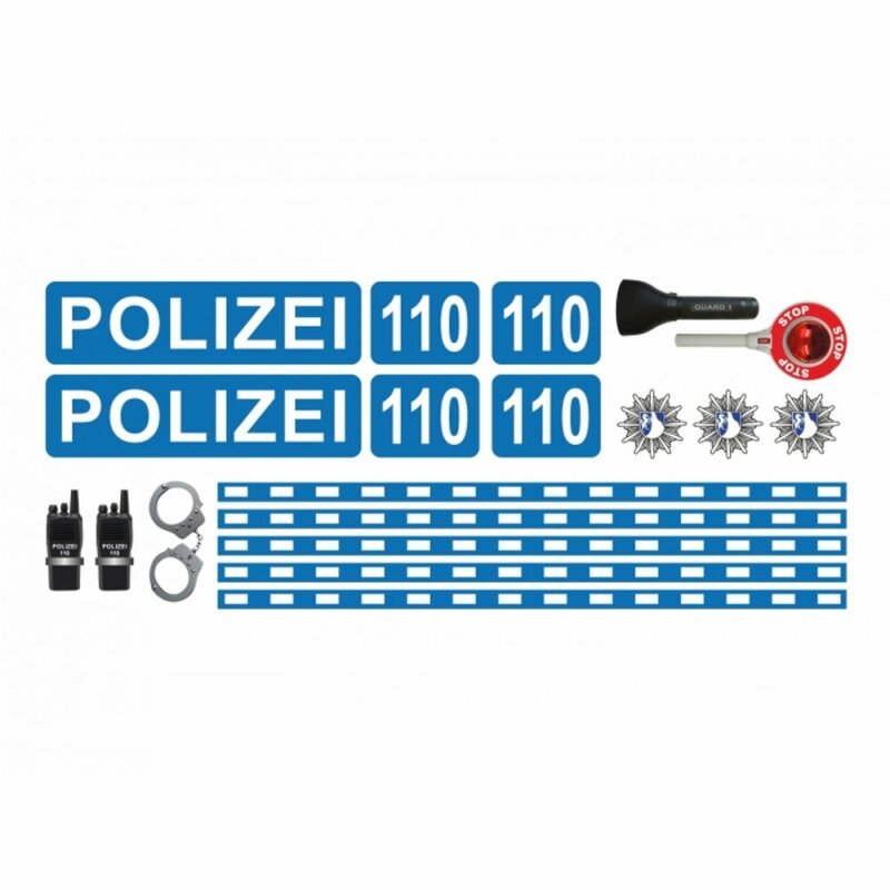 Polizei-Aufkleber-Set 2 - 118 x 50 cm, 37,90 €