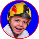 Feuerwehr Kinderhelm - Rosenbauer mit Licht