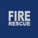Sweat-Jacke mit Fire Rescue Druck